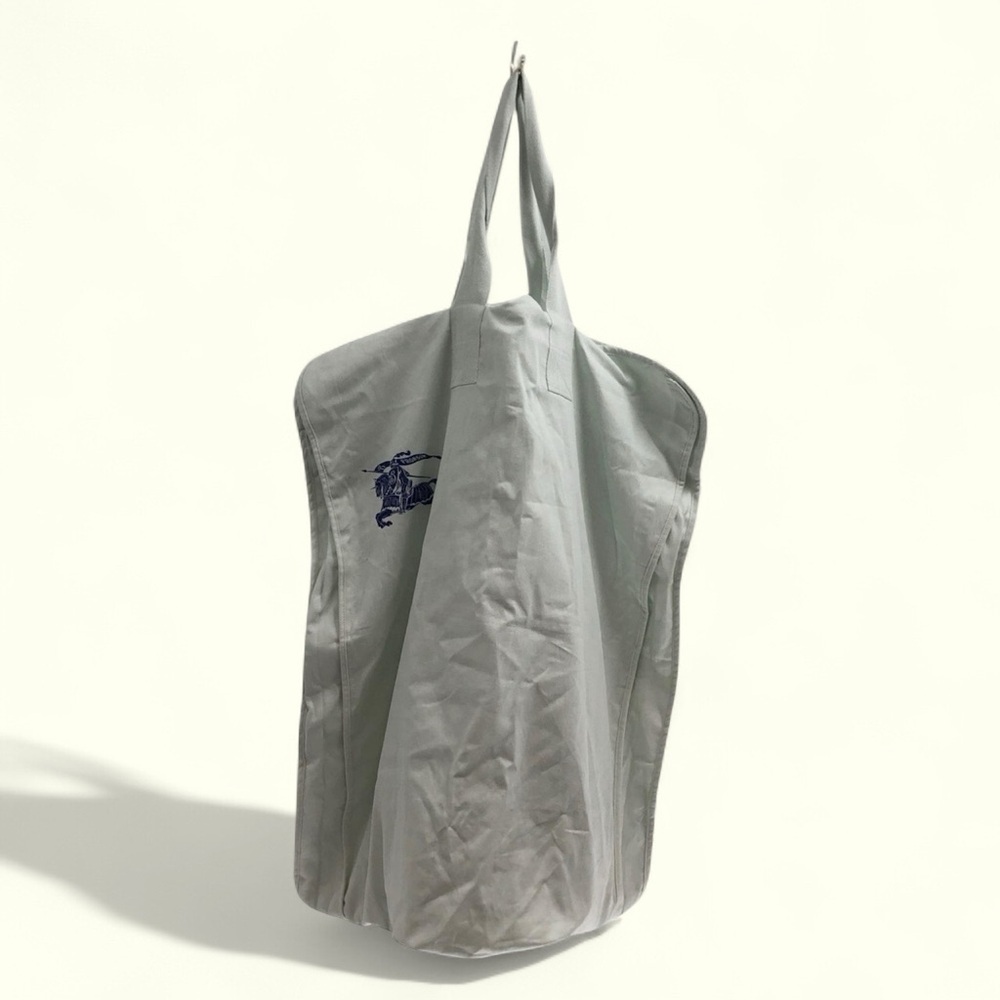 Burberry White Prorsum Logo Bag Garment Bag with Logo